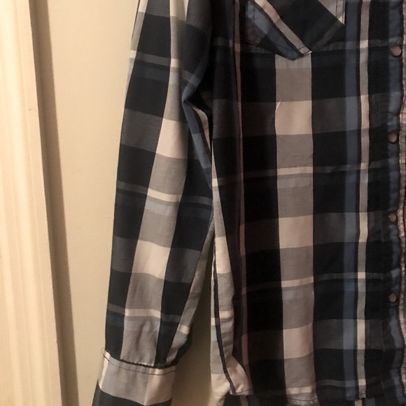 💙Ditch Plains Snap Front Short,size Small Plaid - Picture 5 of 6